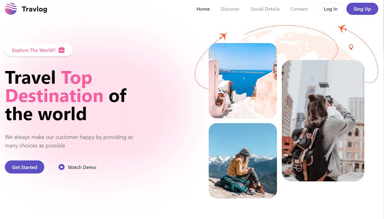 Travlog - Combine Travel Blog with Social Media